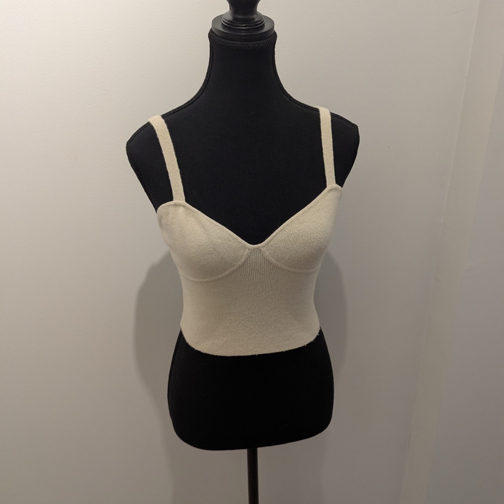 Wilfred Cream Knit Tank